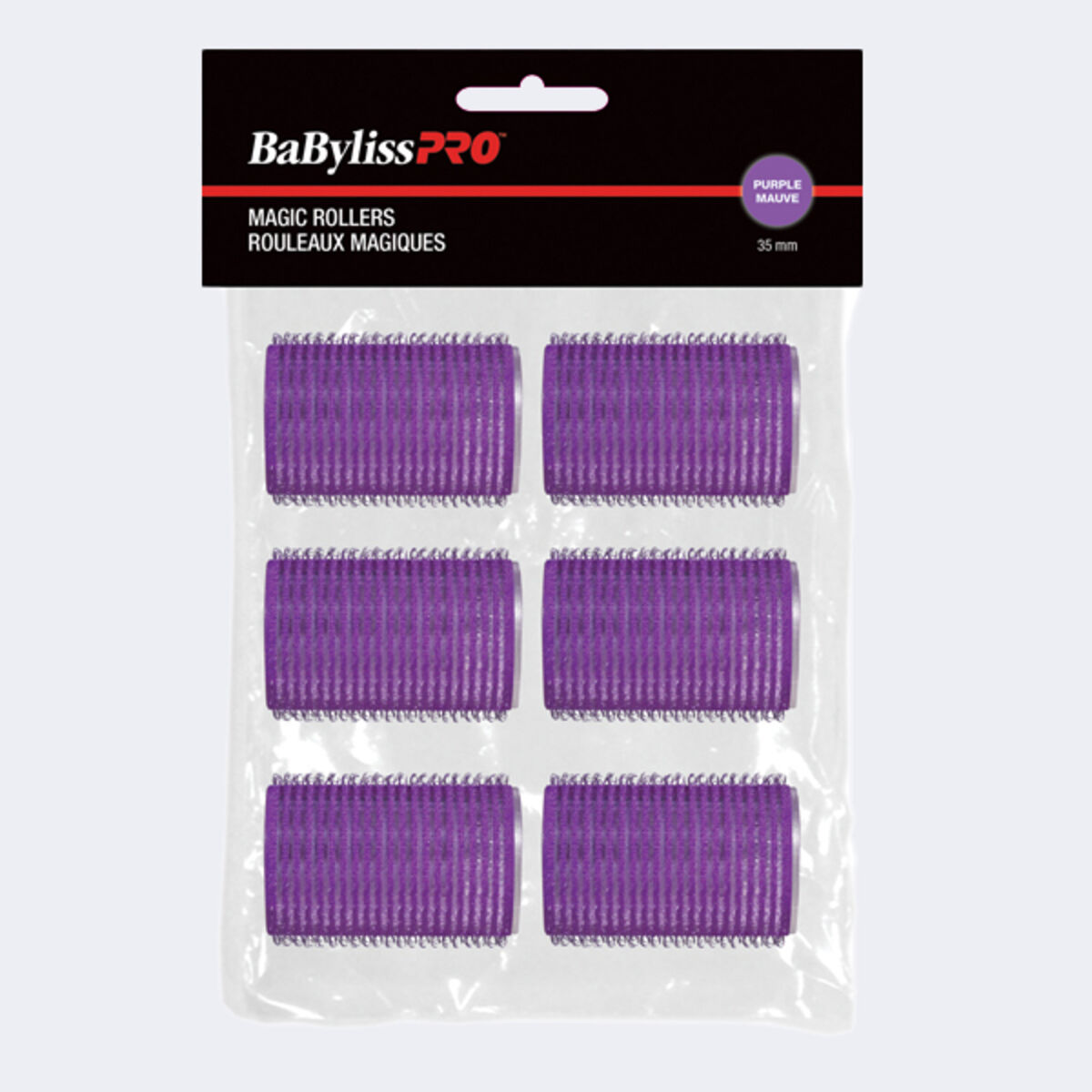 BaBylissPRO&reg; ROULEAUX &laquo; MAGIQUES &raquo; AUTOFIXANTS (Mauve, 35 mm), , large 2