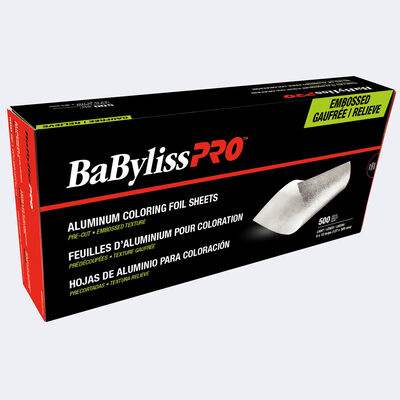 BaBylissPRO® Feuilles d’aluminium pour coloration, 500 feuilles