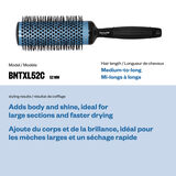 BaBylissPRO&reg; Nano Titanium Extra-Long Professional Brush (52 mm), , hi-res 2