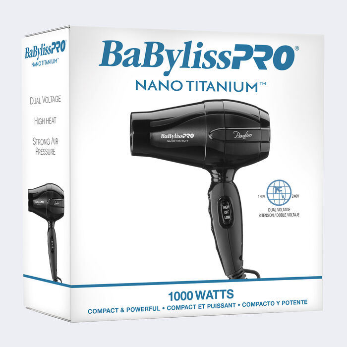 BaBylissPRO® Nano Titanium™ Bambino Travel Hairdryer, , hi-res image number 1