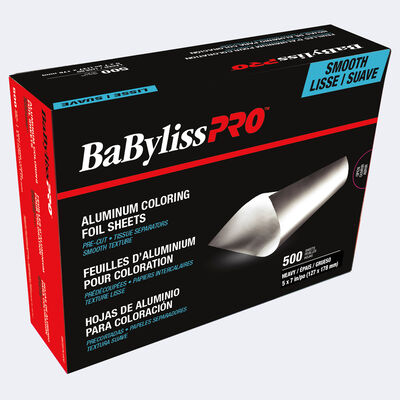 BaBylissPRO® Feuilles d’aluminium pour coloration, 500 feuilles