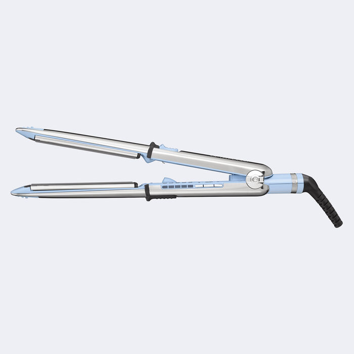 BaBylissPRO&reg; Nano Titanium&trade; Optima 1-1/4&rdquo; Stainless Steel Flat Iron (Iced Blue - Limited Edition), , hi-res image number 1
