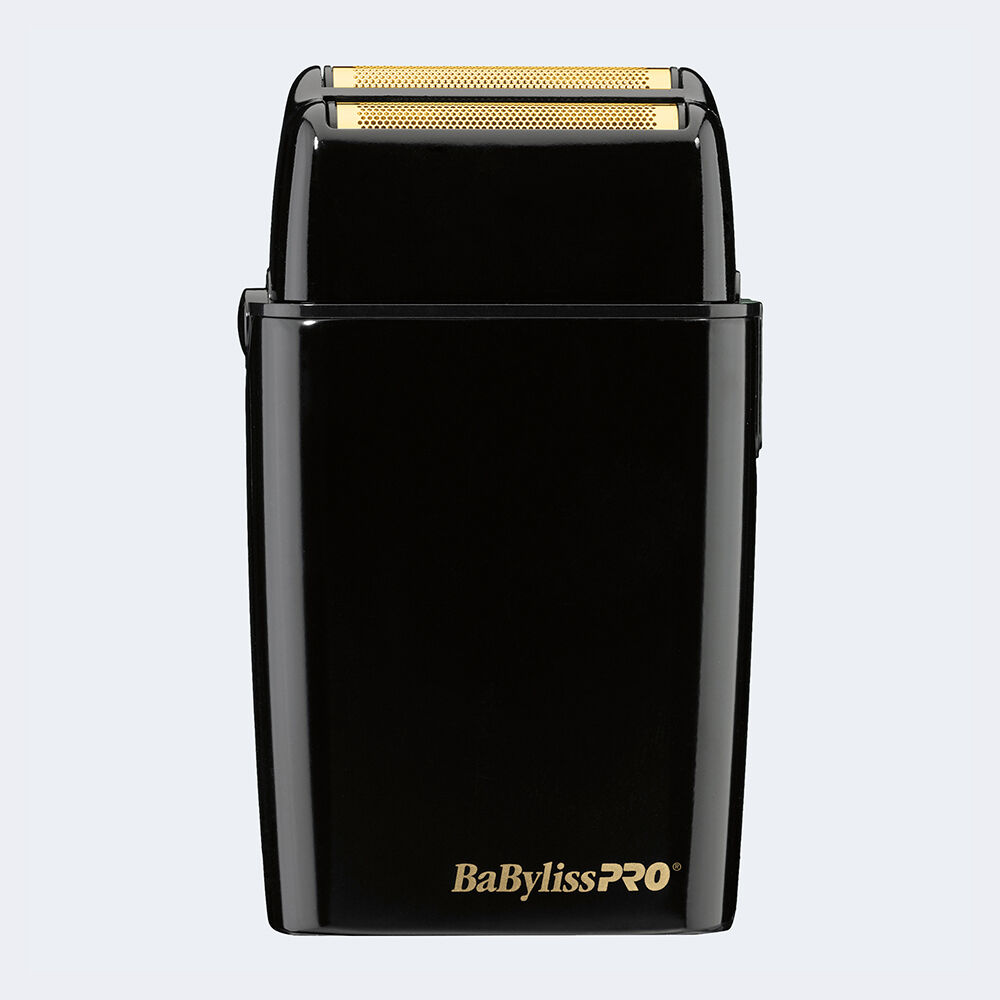 【お年玉セール特価】 BaBylissPRO FOILFX02 Shaver Foil Double Metal Black Cordless 脱毛・除毛