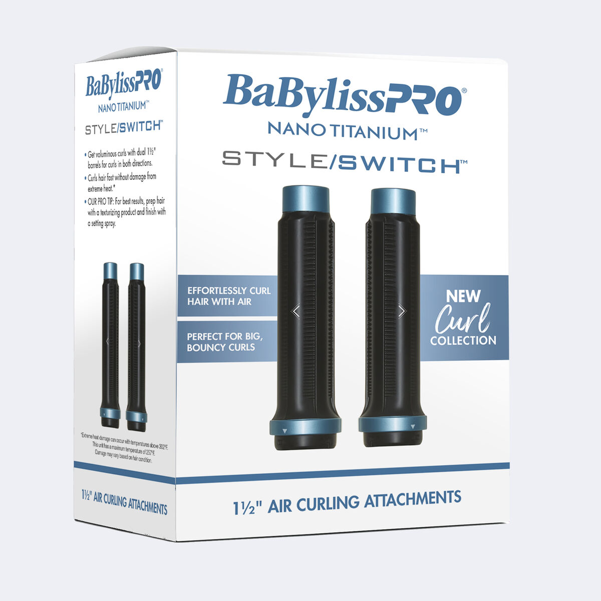 BaBylissPRO&reg; Nano Titanium&trade; STYLE/SWITCH&trade; 1-1/2" AIR CURLING ATTACHMENTS, , hi-res 5