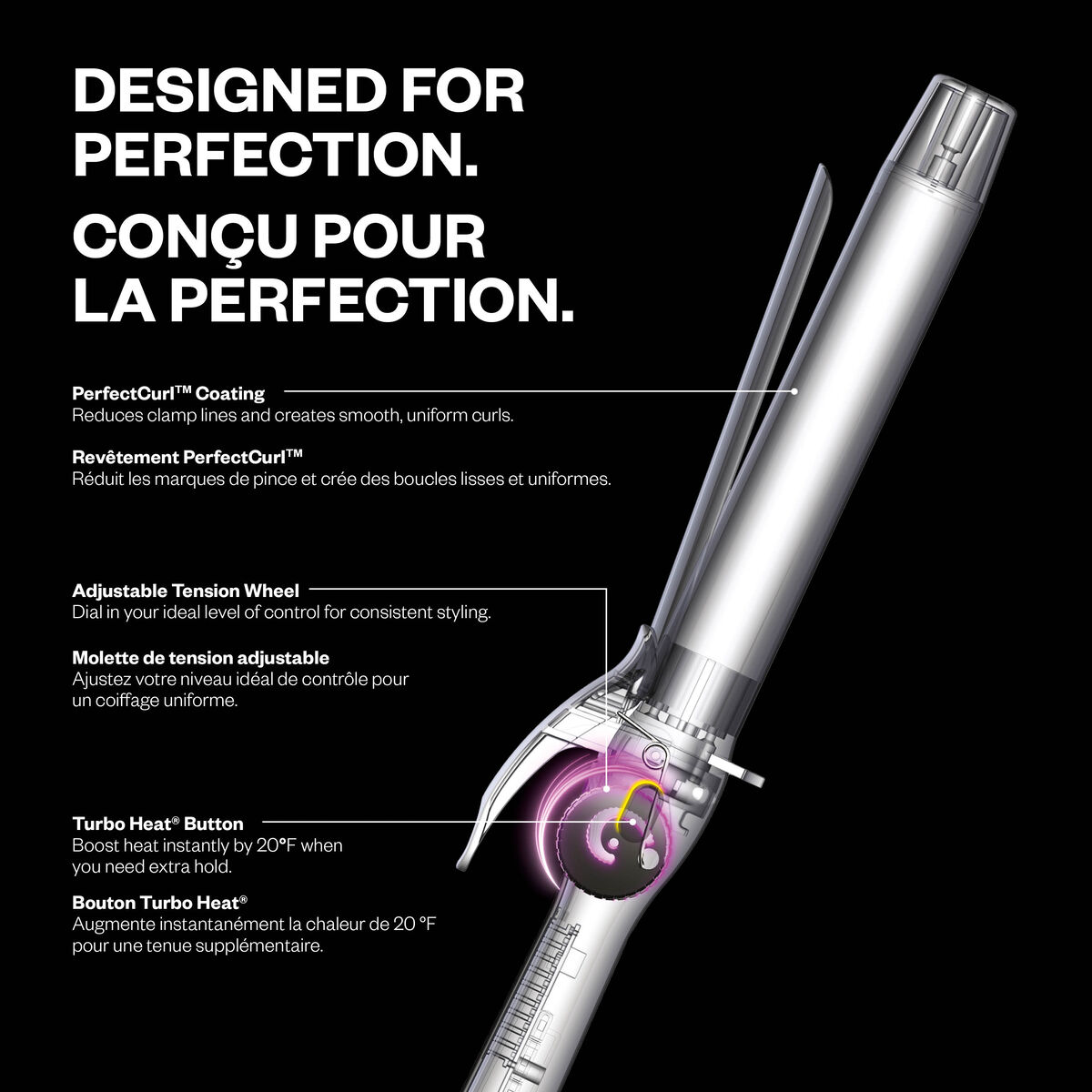 BaBylissPRO&reg; Nano Titanium&trade; 1-1/4" PrecisionGrip&trade; Curling Iron (The Signature Collection), , hi-res 4