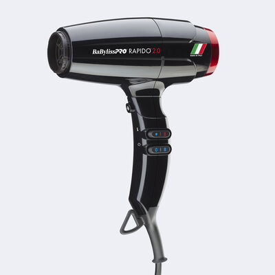 BaBylissPRO&reg; Rapido&reg; 2.0 High-performance professional ionic light hairdryer
