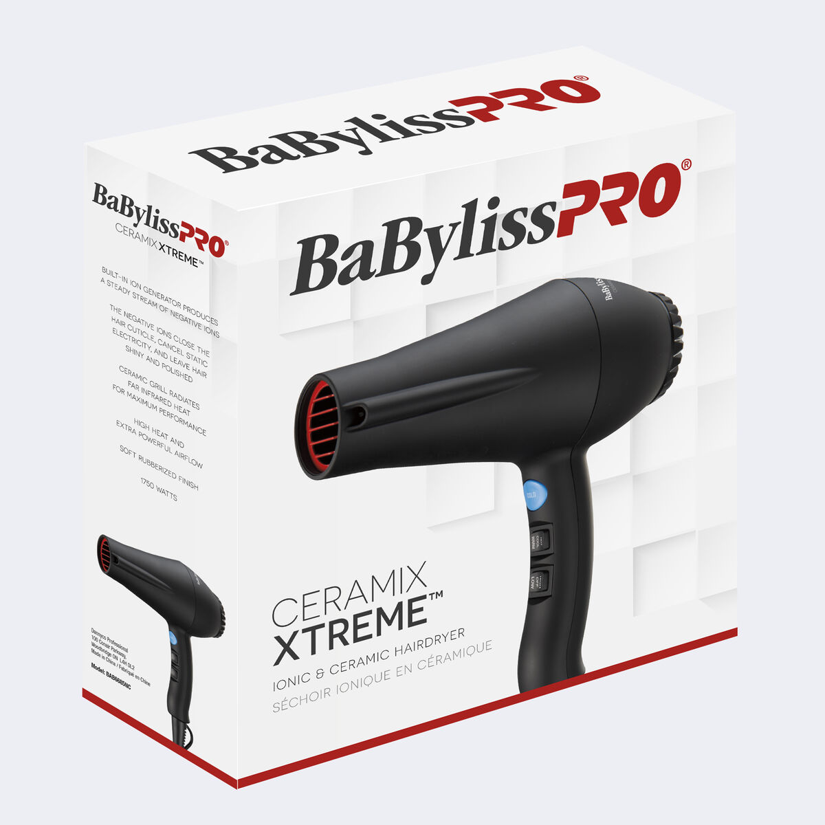 BaBylissPRO&reg; Ceramix Xtreme&trade; S&eacute;choir Ionique, , large 3
