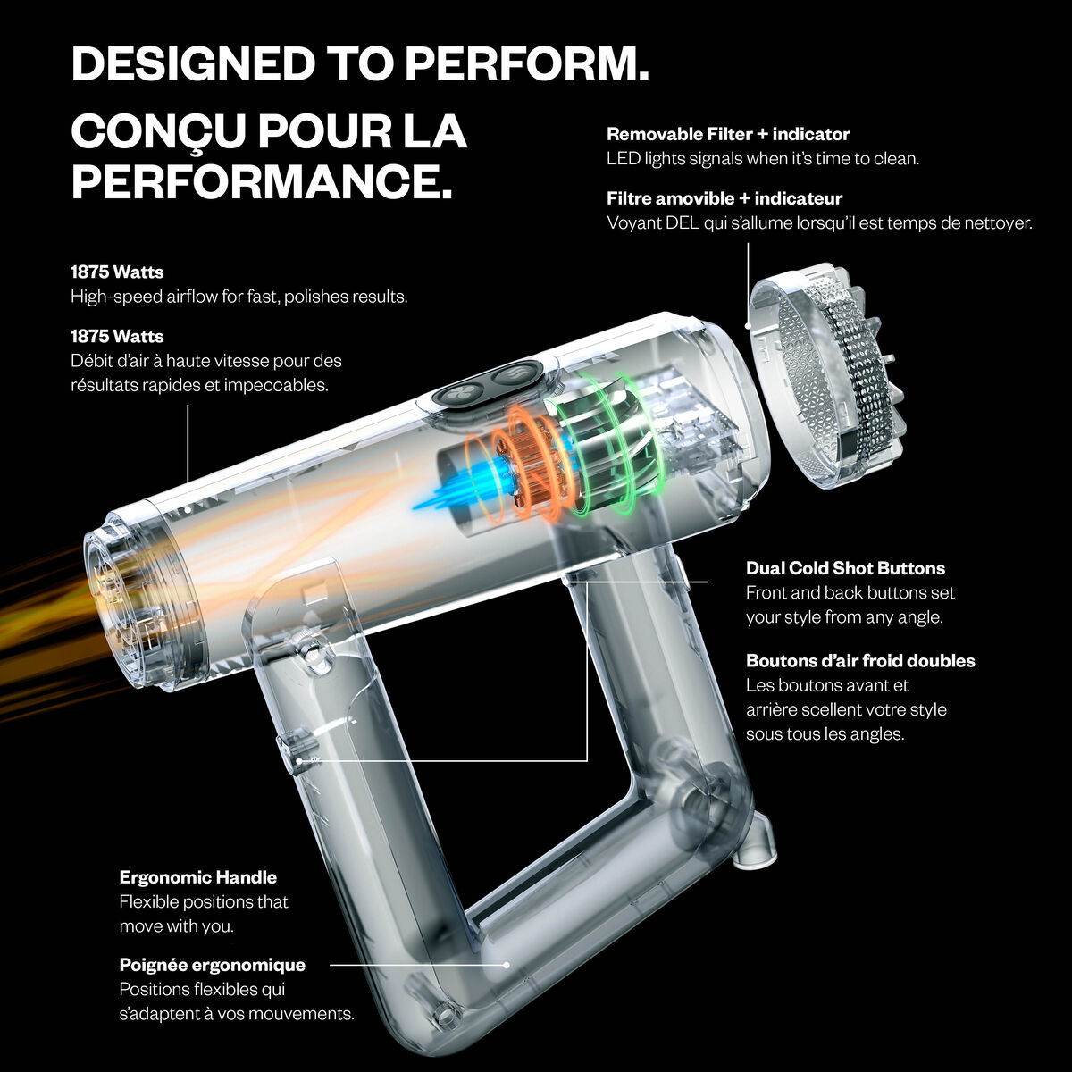BaBylissPRO&reg; Nano Titanium&trade; Airsquare&trade; Professional Dryer (The Signature Collection), , hi-res 7