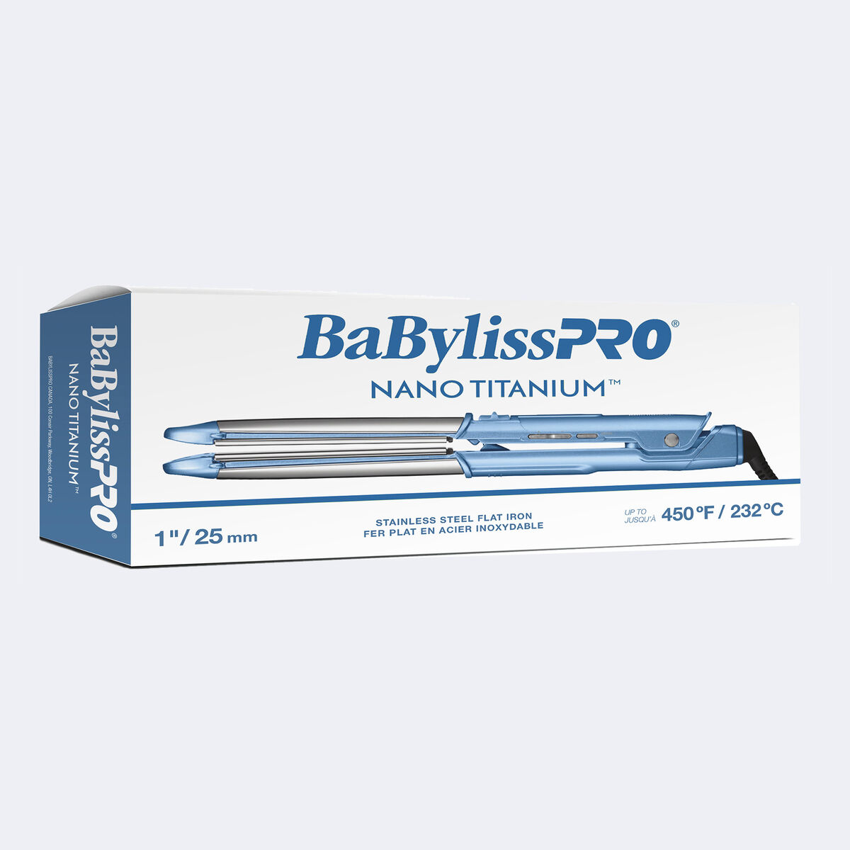 BaBylissPRO&reg; Nano Titanium&trade; Fer plat en acier inoxydable 1 po, , hi-res 4