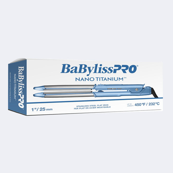 BaBylissPRO&reg; Nano Titanium&trade; Fer plat en acier inoxydable 1 po, , hi-res image number 3