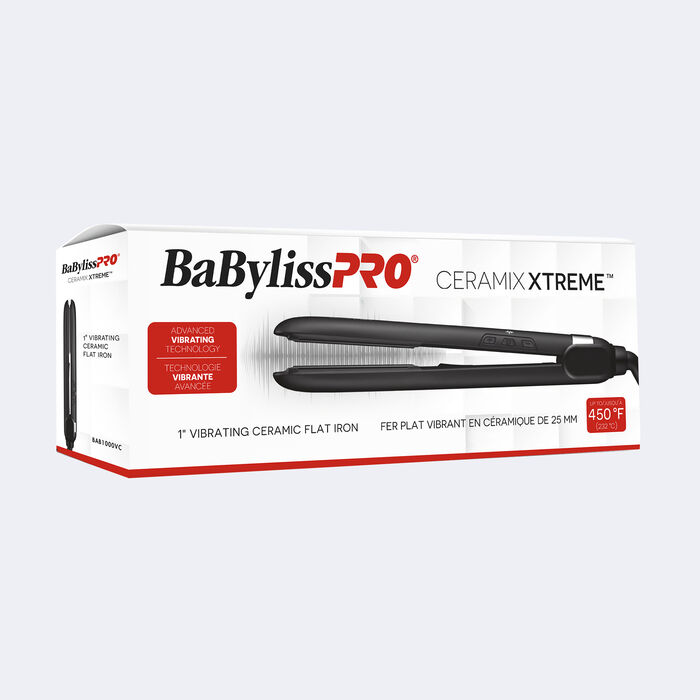 BaBylissPRO® Ceramix Xtreme™ 1" Vibrating Ceramic Flat Iron, , hi-res image number 5