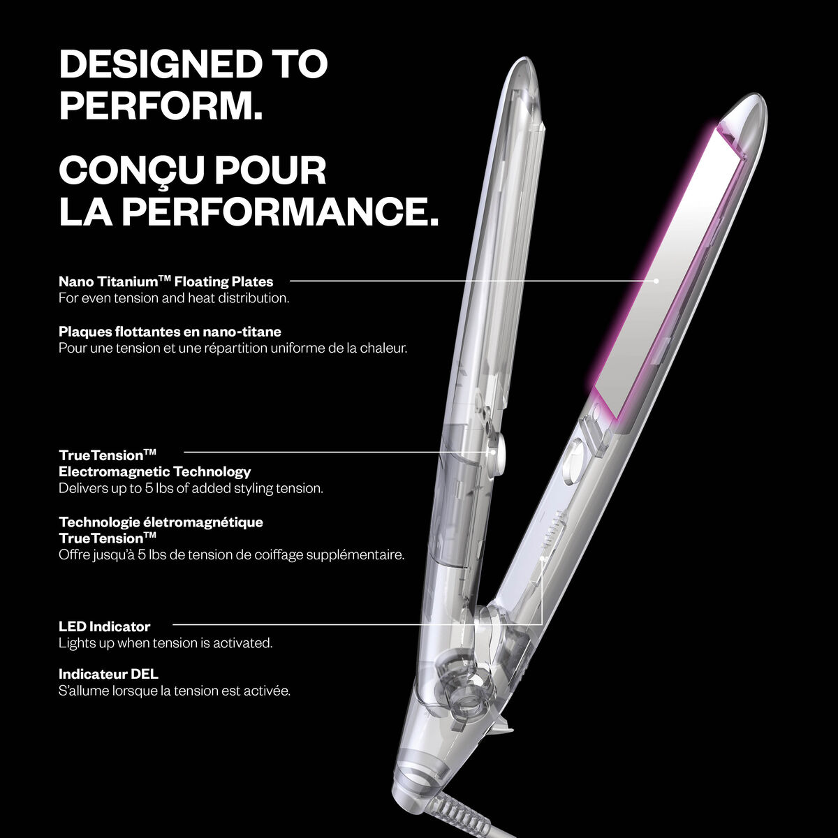 BaBylissPRO&reg; Nano Titanium&trade; 1" TrueTension&trade; Electromagnetic Flat Iron (The Signature Collection), , hi-res 5