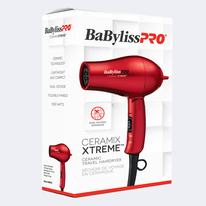 BaBylissPRO® Ceramix Xtreme™ Travel Hairdryer, , hi-res image number 2