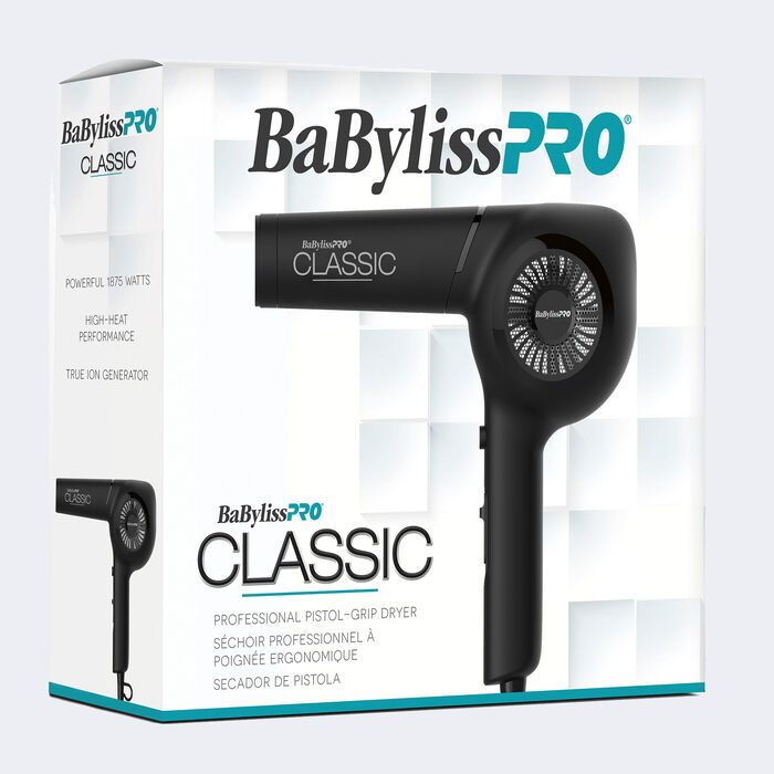 BaBylissPRO® Classic Pistol-Grip Hairdryer (Black), , hi-res image number 3