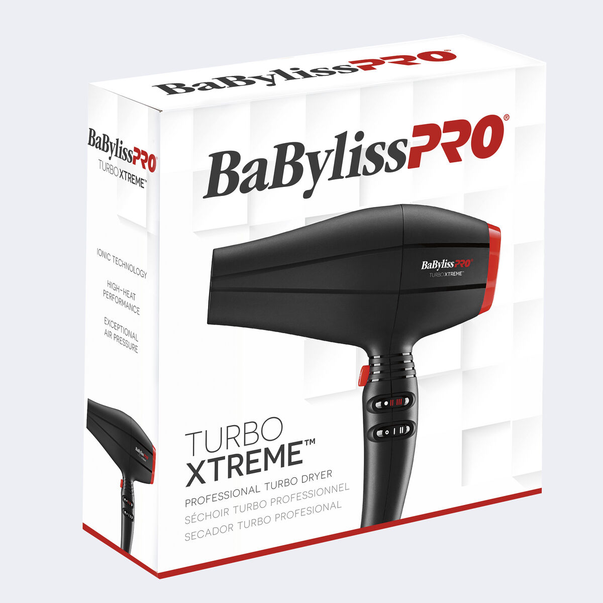 BaBylissPRO&reg; Turbo Xtreme&trade; Ionic Hairdryer, , large 3