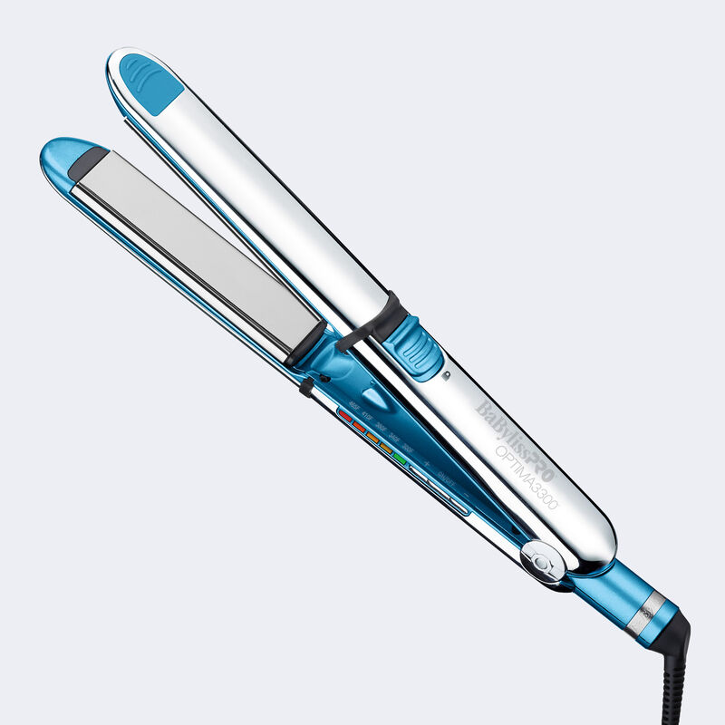 BaBylissPRO&reg; Nano Titanium&trade; Optima 1-1/2&rdquo; Stainless Steel Flat Iron, , medium