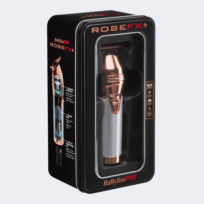 BaBylissPRO® ROSEFX+ TONDEUSE DE FINITION MÉTALLIQUE « SKELETON » AU LITHIUM, , hi-res image number 5 BaBylissPRO® ROSEFX+ TONDEUSE DE FINITION MÉTALLIQUE « SKELETON » AU LITHIUM, , hi-res image number 5