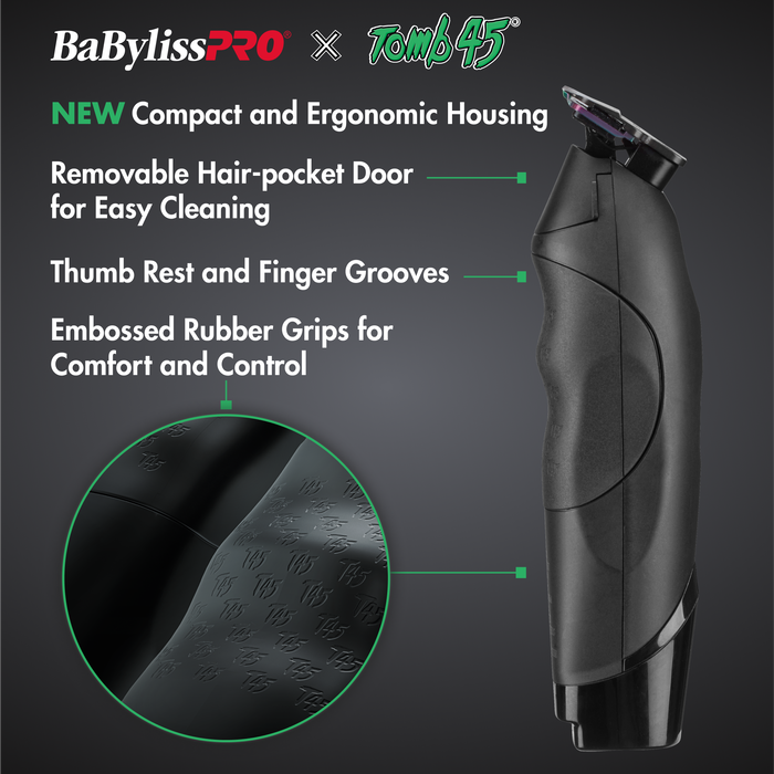 BaBylissPRO® x Tomb45® Wireless-Charging Trimmer, , hi-res image number 1