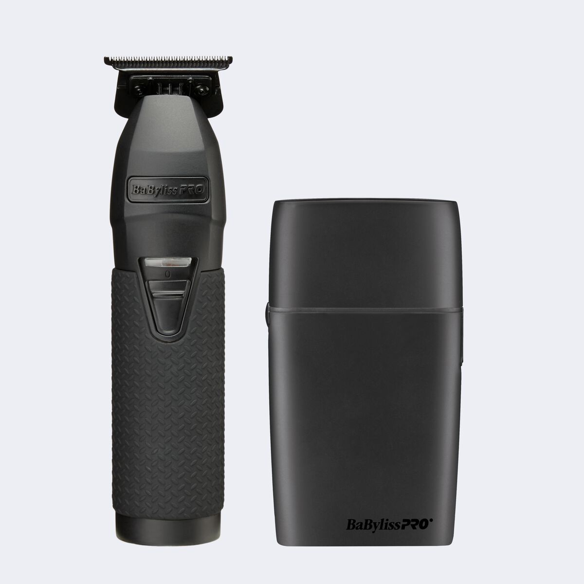 BaBylissPRO&reg; BlackFX All-Metal Trimmer & Double-Foil Shaver Prepack, , hi-res 1