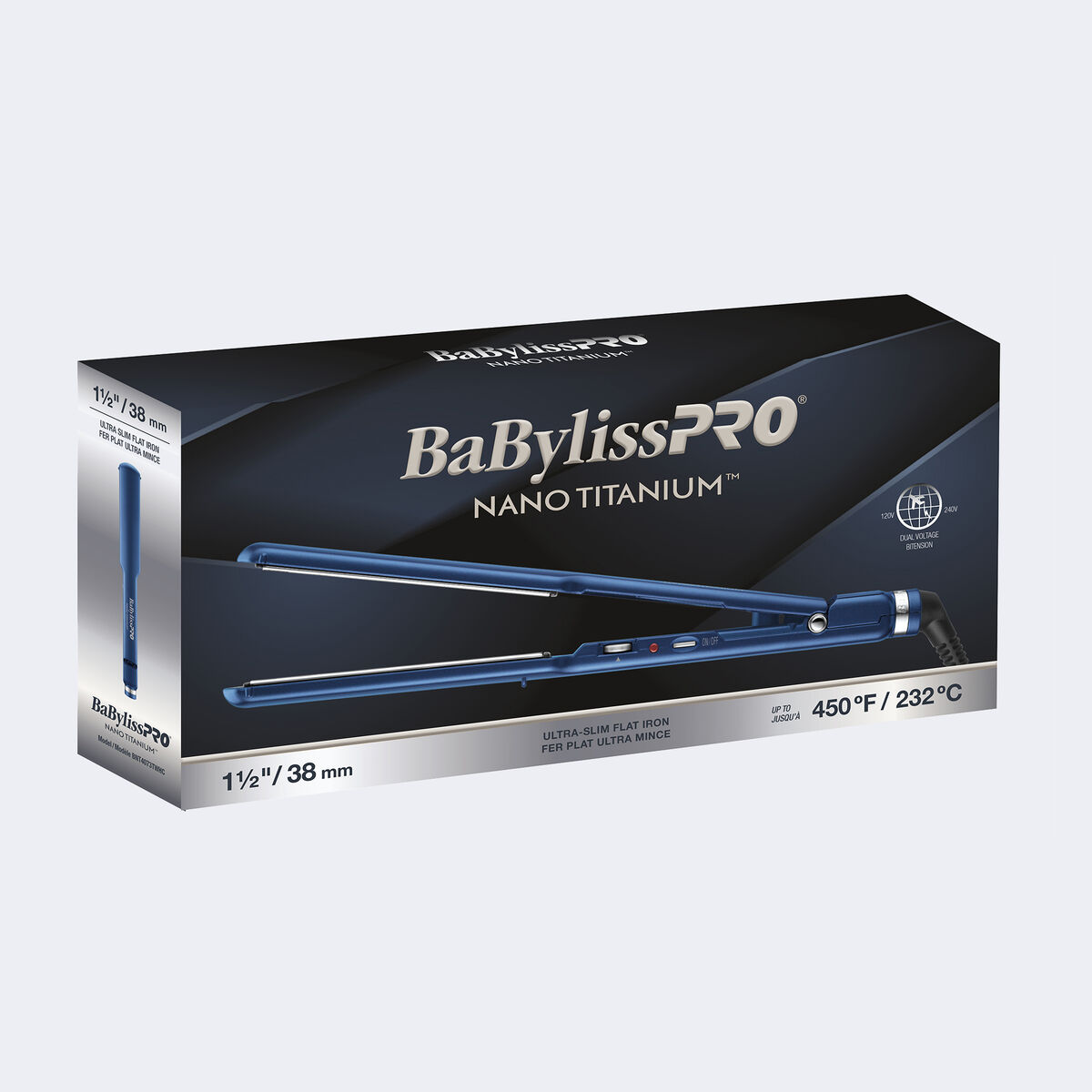 BaBylissPRO&reg; Nano Titanium&trade; Fer plat ultra mince de 1-1/2 po (Twilight - S&eacute;rie Limit&eacute;e), , hi-res 3