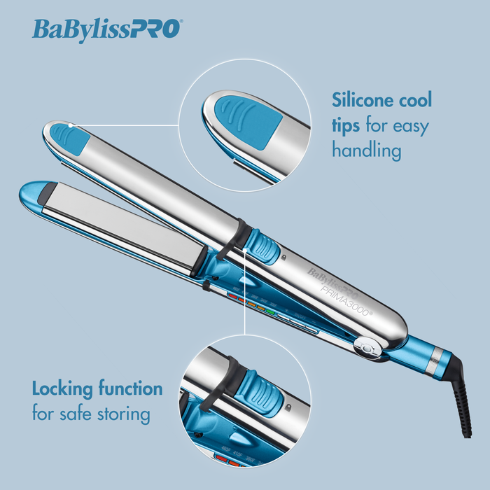 BaBylissPRO® Nano Titanium™ Prima3000® 1¼" Ionic Styling Iron, , hi-res image number 5