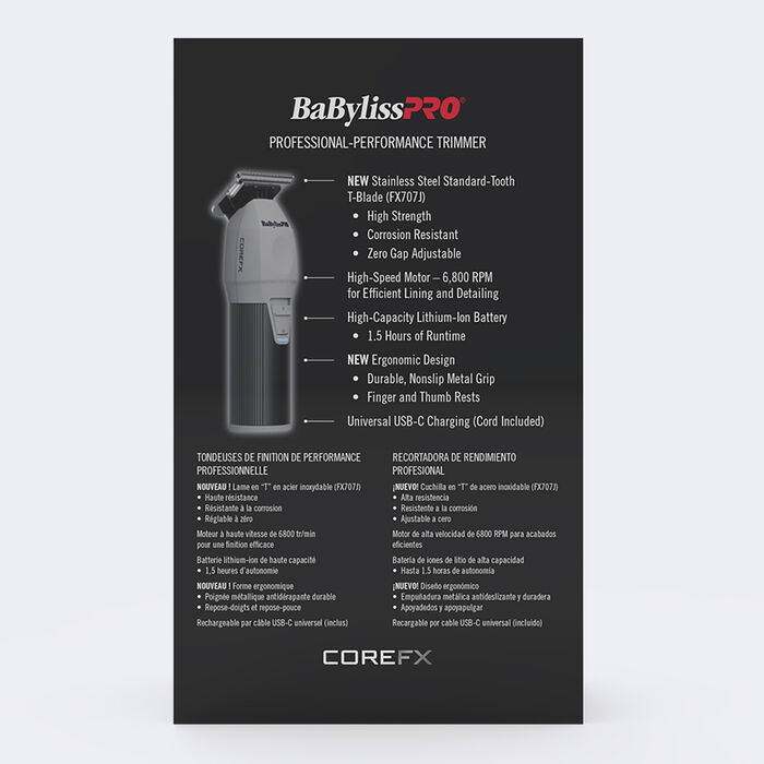 BaBylissPRO® COREFX Tondeuse de finition de performance professionnelle, , hi-res image number 4