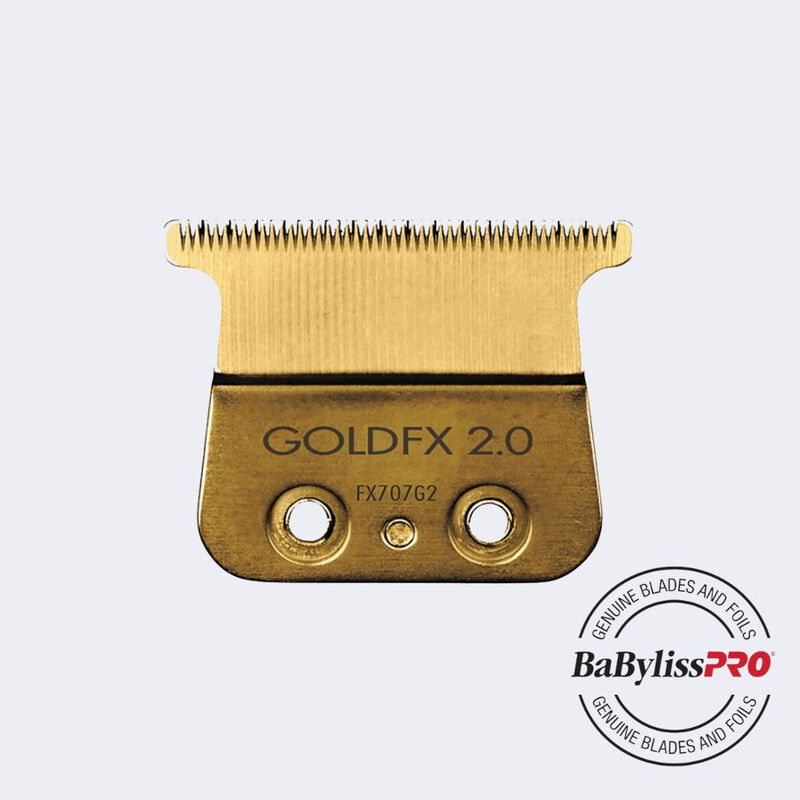 BaBylissPRO&reg; Replacement Gold Titanium Deep-Tooth T-Blade, , hi-res