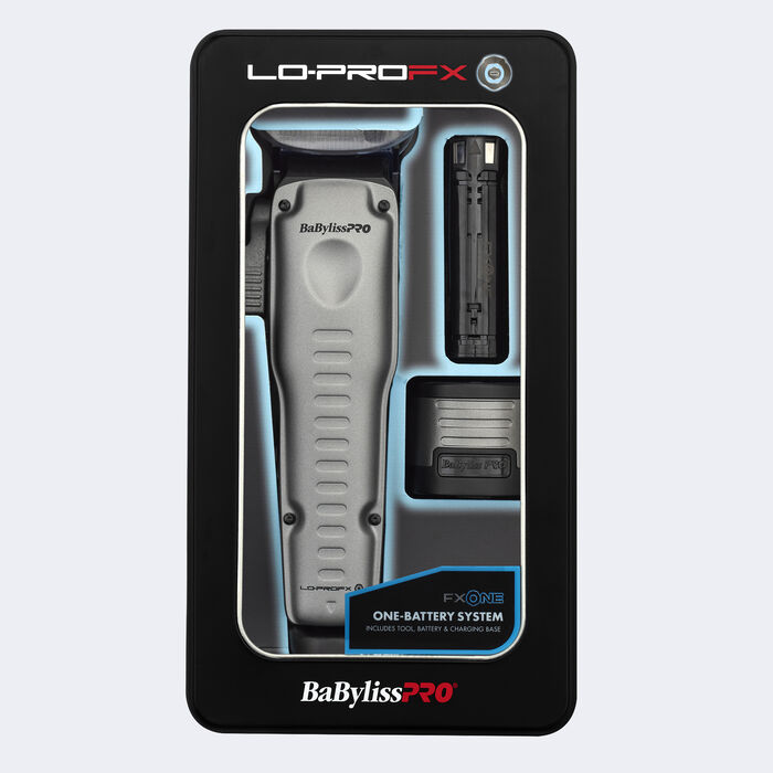 BaBylissPRO® FXONE™ Lo-ProFX High Performance Low-Profile Clipper (Silver), , hi-res image number 3 BaBylissPRO® FXONE™ Lo-ProFX High Performance Low-Profile Clipper (Silver), , hi-res image number 3