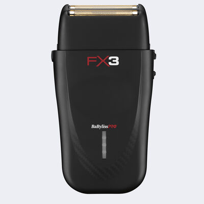 BaBylissPRO® FX3 Cord/cordless High Speed Double Foil Shaver (Black)