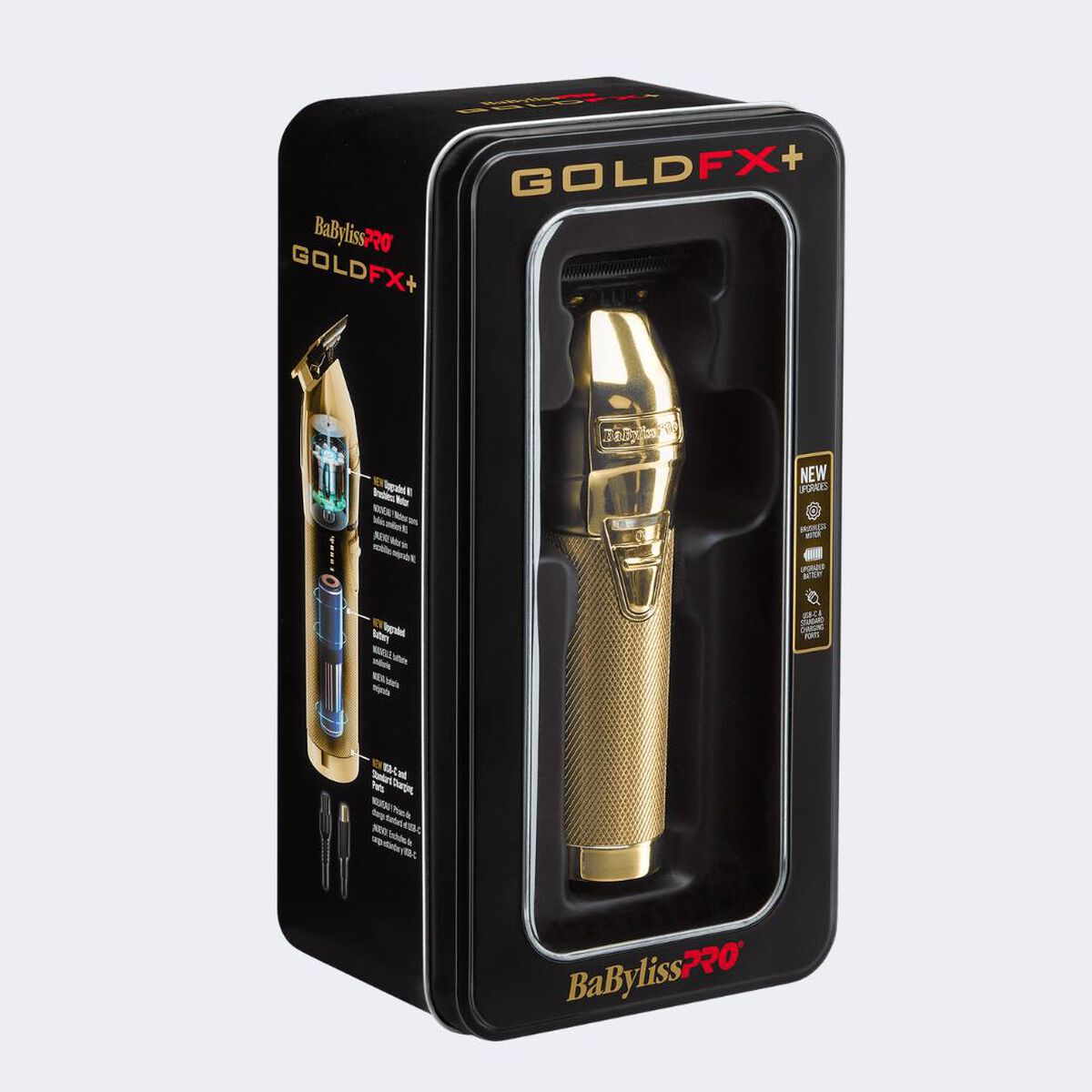 BaBylissPRO&reg; GOLDFX+ SKELETON METAL LITHIUM TRIMMER, , hi-res 6