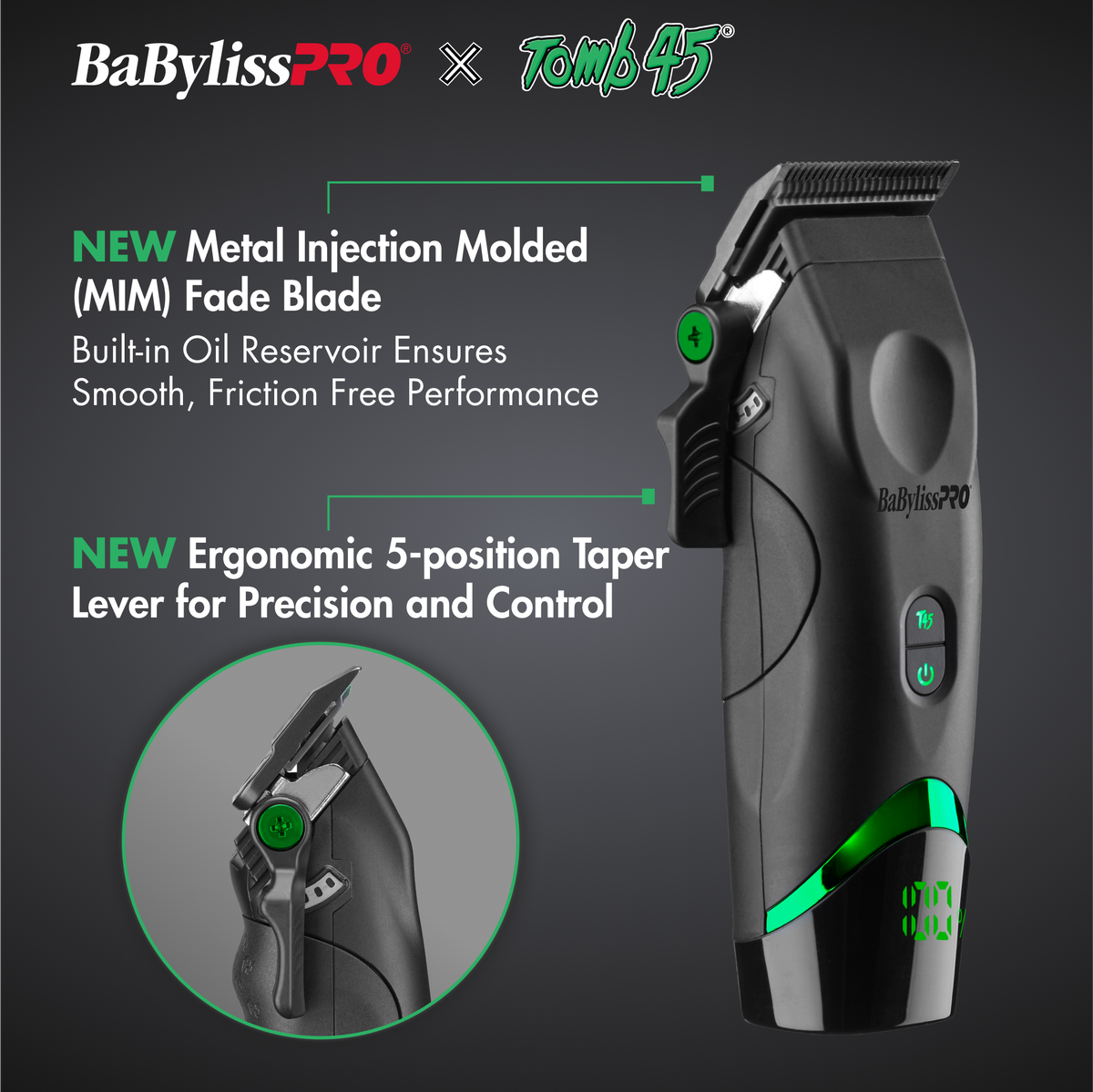 BaBylissPRO&reg; x Tomb45&reg; Tondeuse &agrave; chargement sans fil, , hi-res 5