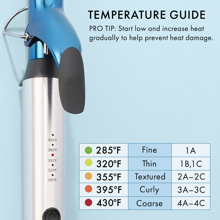 BaBylissPRO&reg; Nano Titanium&trade; 1" Extended Barrel Curling Iron, , hi-res image number 3