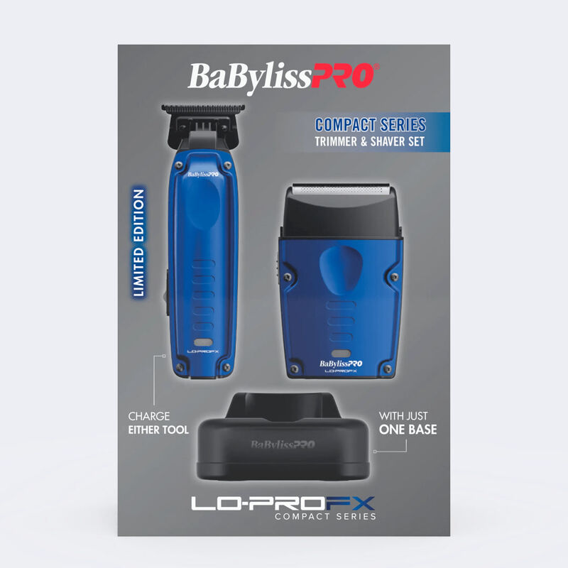 BabylissPRO&reg; LOPROFX COMPACT SERIES TRIMMER + SINLGE FOIL SHAVER (PREPACK), , hi-res