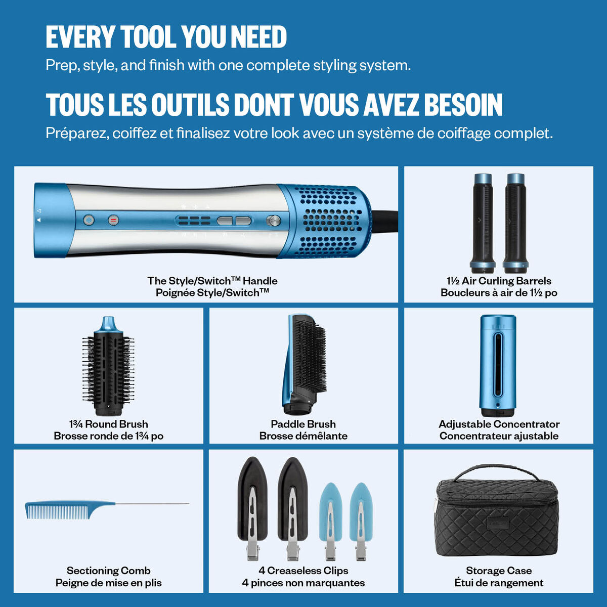 BaBylissPRO&reg; Style/Switch&trade; 5-in-1 Air Styling & Drying System (Straight & Wavy Hair), , hi-res 7