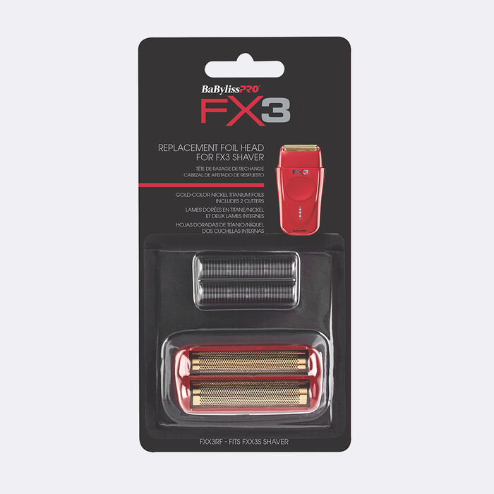BaBylissPRO® lames et système de coupe de rechange pour rasoir FX3 (Rouge), , hi-res image number 1
