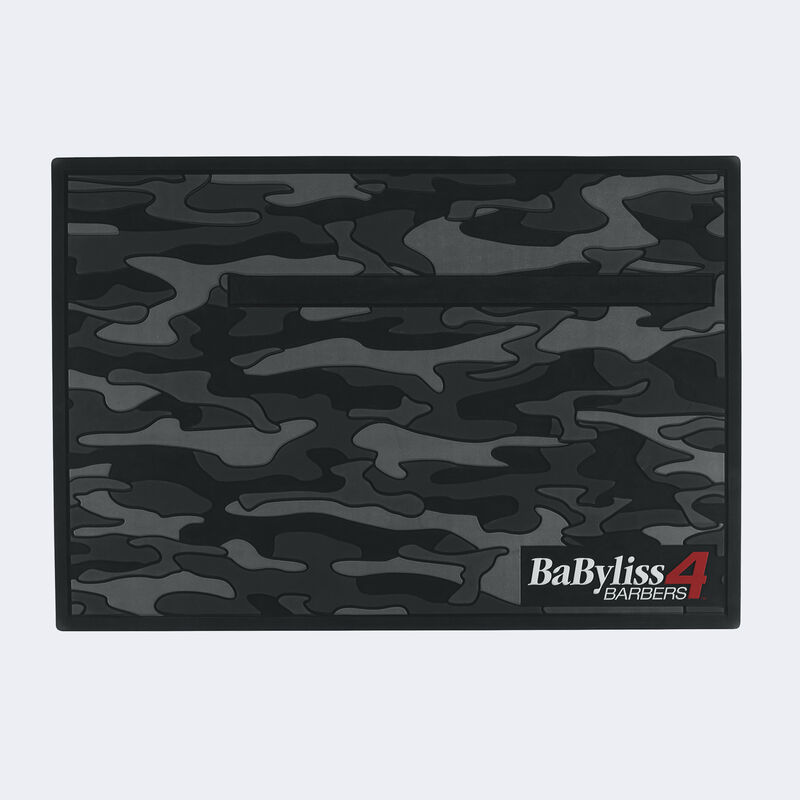 BaBylissPRO&reg; Tapis de barbier magn&eacute;tique camouflage noir, , hi-res