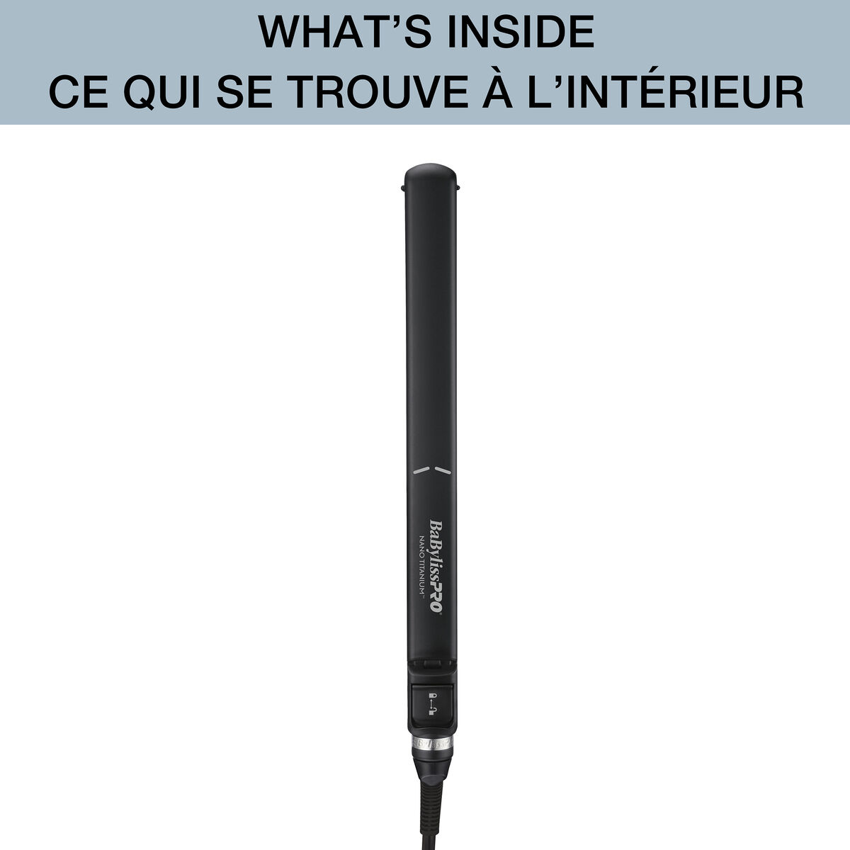BaBylissPRO&reg; Nano Titanium&trade; Fer plat ultra mince de 1 po (Noir), , hi-res 8