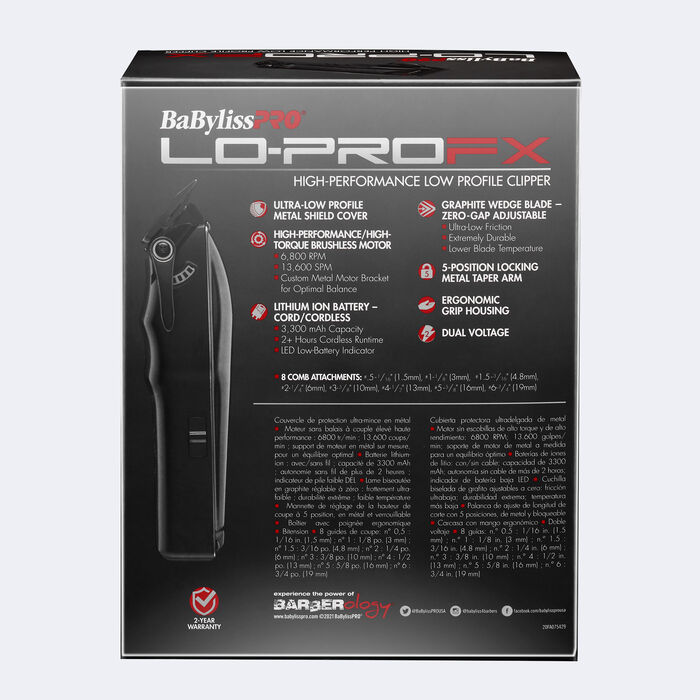 BaBylissPRO® LoPROFX Tondeuse haute-performance à profil bas, , hi-res image number 5