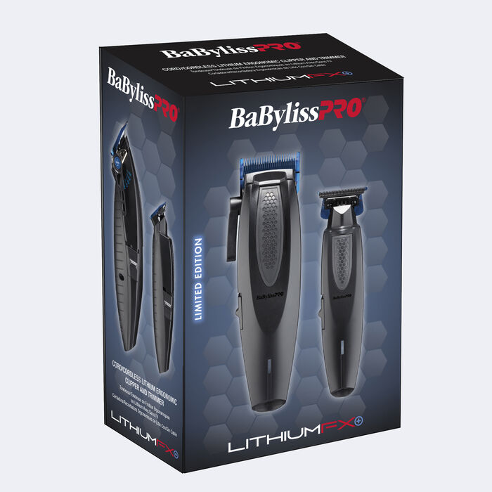 BaBylissPRO® LithiumFX+ Ergonomic Clipper & Trimmer Prepack, , hi-res image number 1