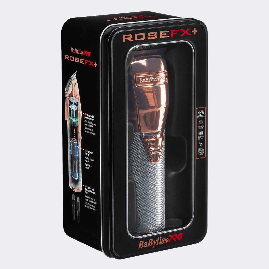 RoseFX+ All-Metal Lithium Clipper | BaBylissPRO RoseFX+ All-Metal Lithium Clipper | BaBylissPRO