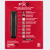 BaBylissPRO&reg; FX3 Cord/cordless High Speed Double Foil Shaver (Black), , hi-res 6
