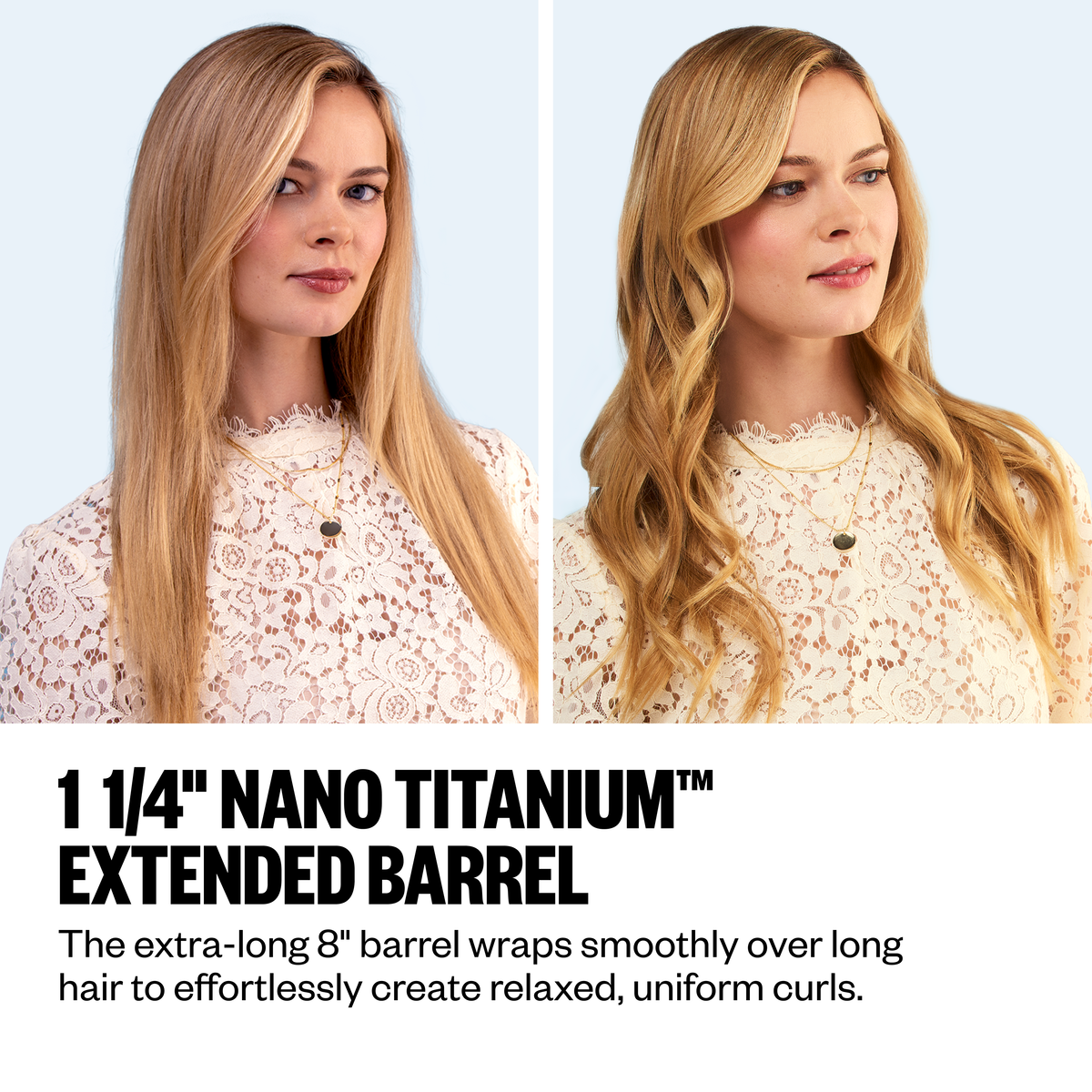 BaBylissPRO&reg; Nano Titanium&trade; Fer &agrave; friser extra-long 1-1/4 po, , hi-res 3