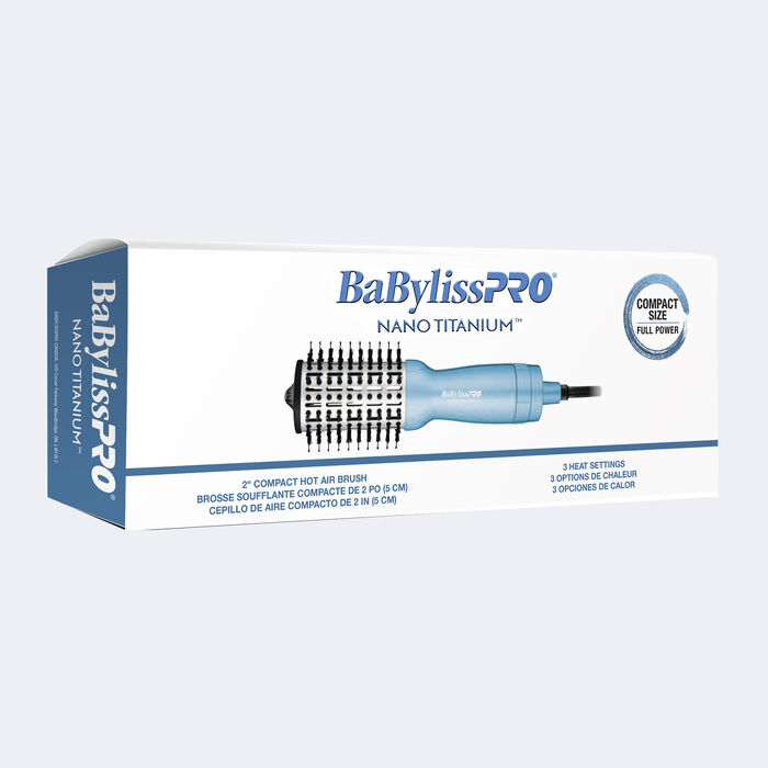 BaBylissPRO® Nano Titanium™ 2" Compact Oval Hot Air Brush, , hi-res image number 1