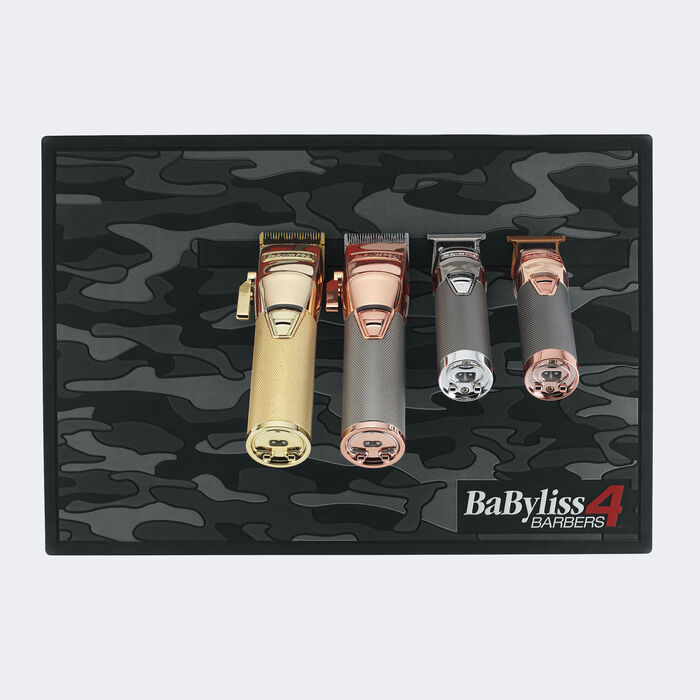 BaBylissPRO® Tapis de barbier magnétique camouflage noir, , hi-res image number 1