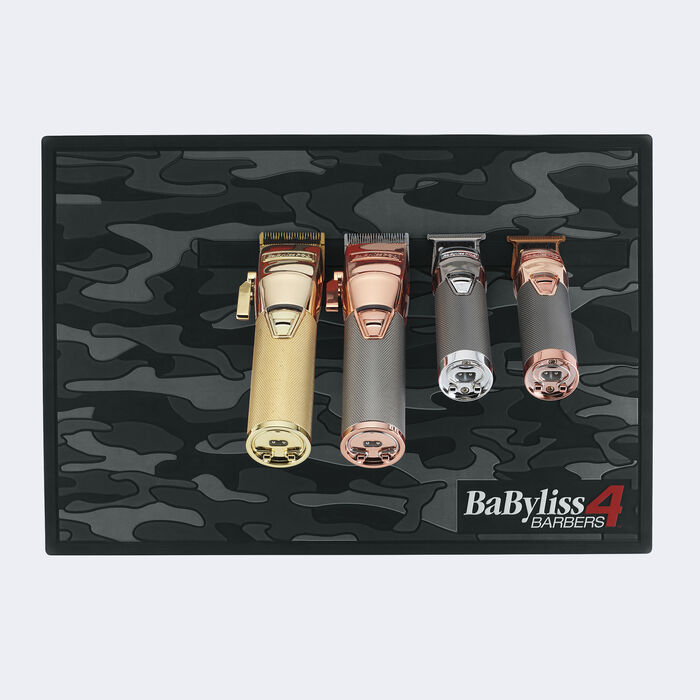 BaBylissPRO® Tapis de barbier magnétique camouflage noir, , hi-res image number 1