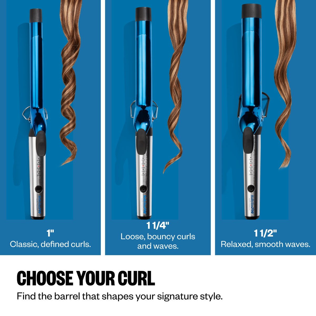 BaBylissPRO&reg; Nano Titanium&trade; Fer &agrave; friser extra-long 1-1/4 po, , hi-res 4