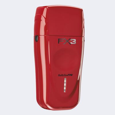BaBylissPRO FX3 Cord/cordless High Speed Double Foil Shaver (Red)