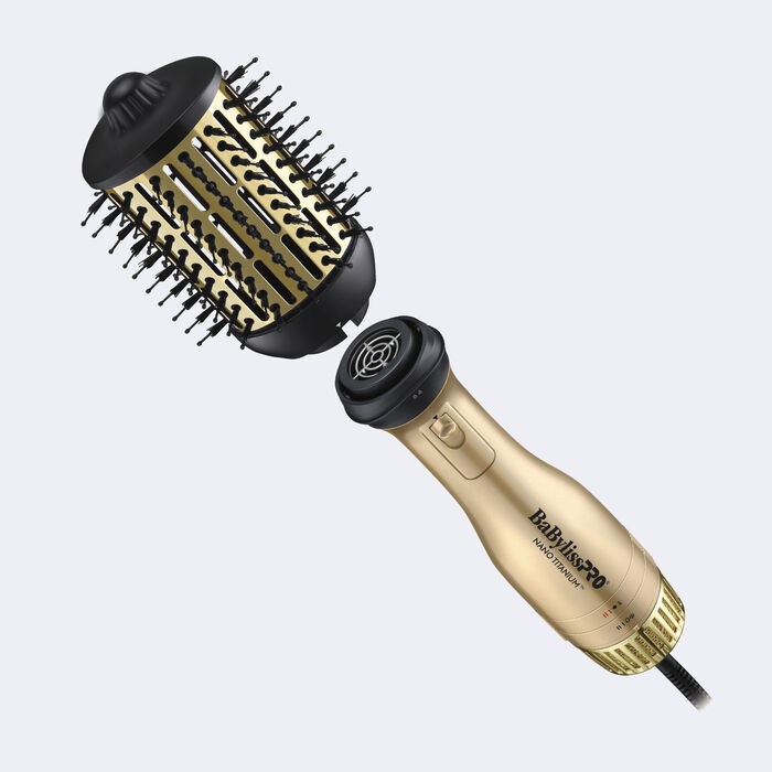 BaBylissPRO® Nano-Titanium™ Detachable 3-in-1 Hot Air Brush & Dryer (Metalix - Limited Edition), , hi-res image number 0
