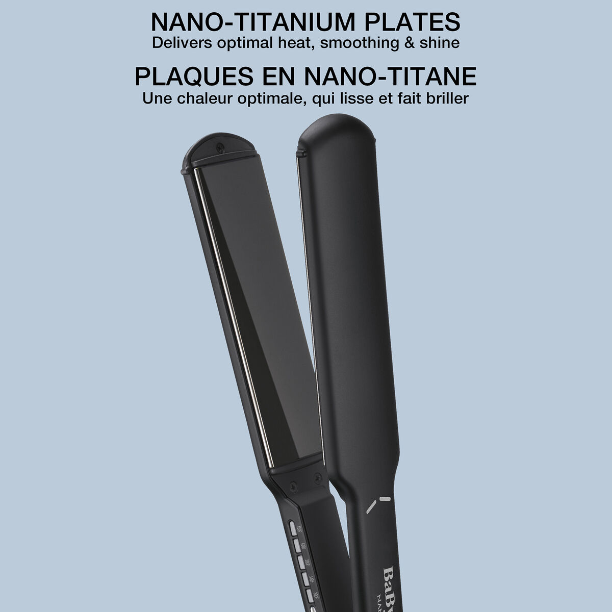 BaBylissPRO&reg; Nano Titanium&trade; Fer plat ultra mince de 1-1/2 po (Noir), , hi-res 7