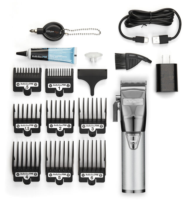 BaBylissPRO® SilverFX+ Metal Lithium Clipper, , hi-res image number 5